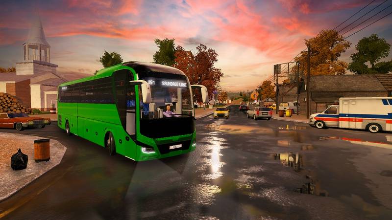 长途客车模拟器-Coach Bus Driving Simulator 游戏截图