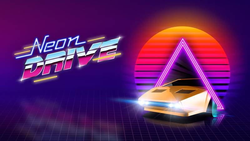 霓虹飞车-Neon Drive