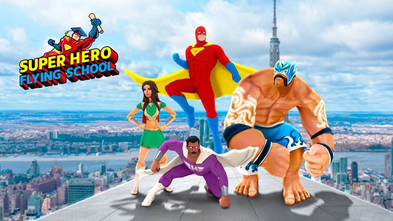 超级英雄飞行学校-Super Hero Flying School
