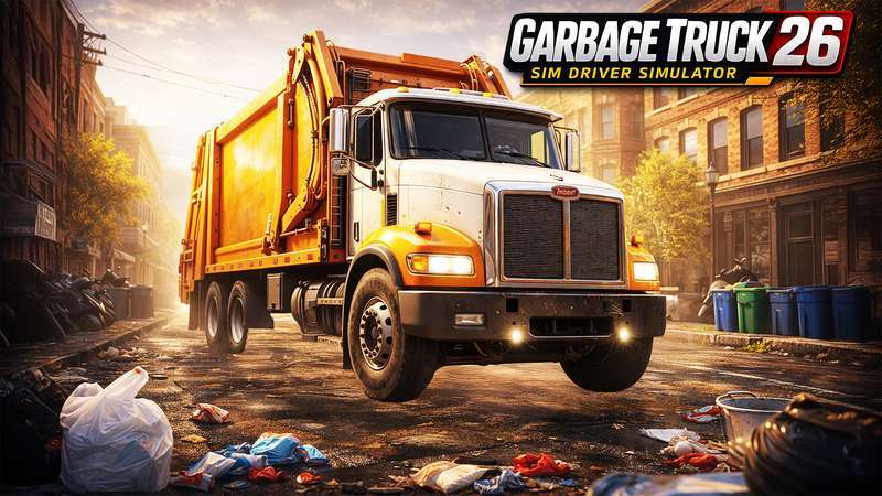 垃圾车驾驶模拟器26-Garbage Truck Sim Driver Simulator 26