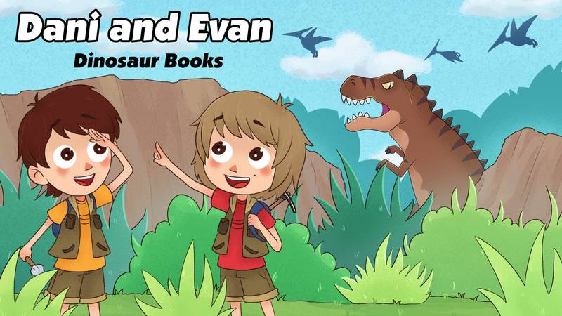 Dani和Evan：恐龙书籍-Dani and Evan