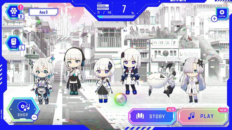 神椿市合奏团-KAMITSUBAKI CITY ENSEMBLE 游戏截图
