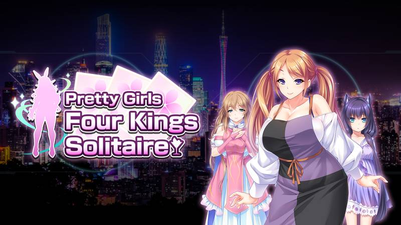 漂亮女孩 四王扑克-Pretty Girls Four Kings Solitaire