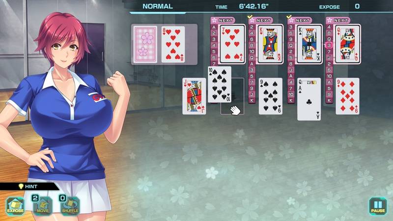 漂亮女孩 四王扑克-Pretty Girls Four Kings Solitaire 游戏截图