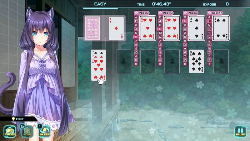 漂亮女孩 四王扑克-Pretty Girls Four Kings Solitaire 游戏截图