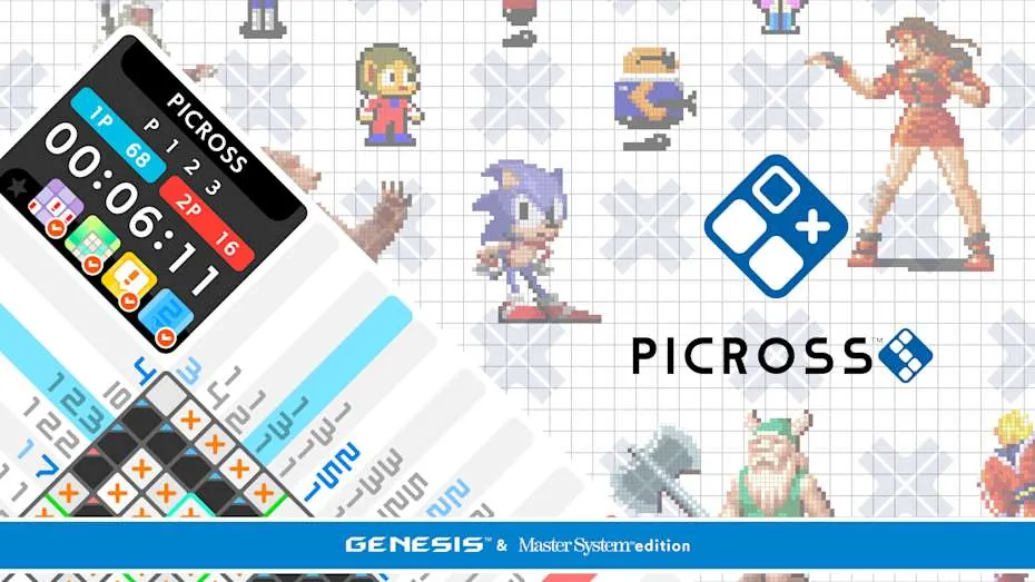 绘图方块 S 世嘉版-Picross S GENESIS & Master System edition