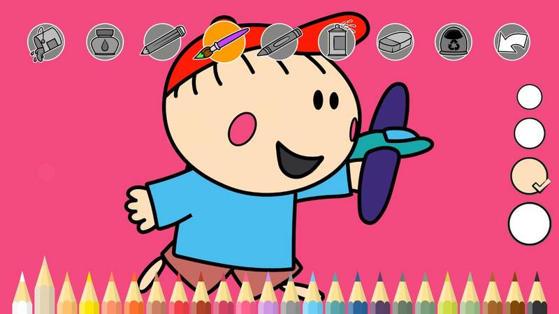 学龄前儿童们：第一季-Coloring Book - Preschoolers 游戏截图