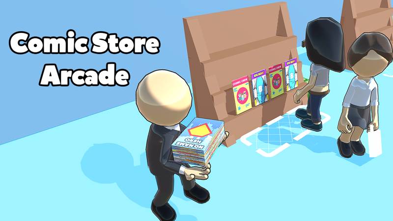 漫画店拱廊-Comic Store Arcade