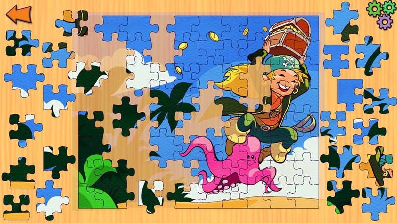 学前系列：海盗拼图-Pirates Jigsaw Puzzle - Education Adventure Learning Children Puzzles Games for Kids & Toddlers 游戏截图