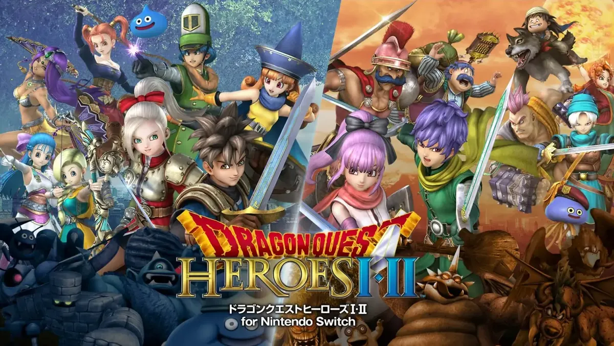 勇者斗恶龙英雄集结1+2 NS版-ドラゴンクエストヒーローズⅠ・Ⅱ for Nintendo Switch