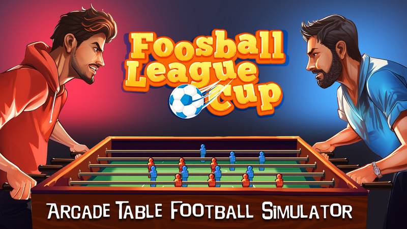 足球联赛杯：街机桌足球模拟器-Foosball League Cup： Arcade Table Football Simulator