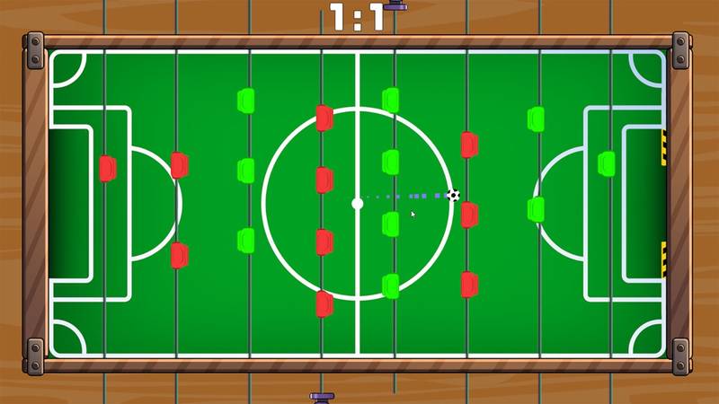 足球联赛杯：街机桌足球模拟器-Foosball League Cup： Arcade Table Football Simulator