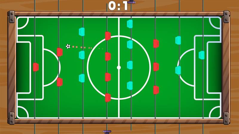 足球联赛杯：街机桌足球模拟器-Foosball League Cup： Arcade Table Football Simulator 游戏截图