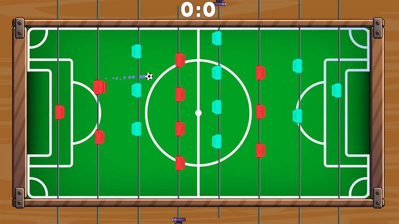 足球联赛杯：街机桌足球模拟器-Foosball League Cup： Arcade Table Football Simulator 游戏截图
