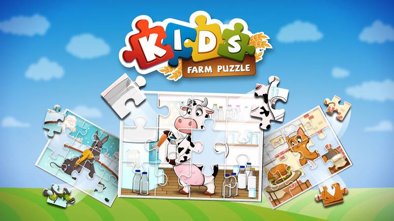 儿童系列：农场拼图-Kids： Farm Puzzle