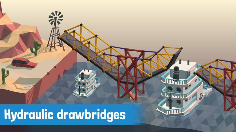 桥梁构造者-Poly Bridge 游戏截图