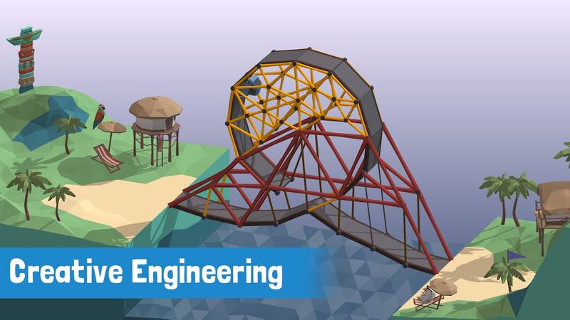 桥梁构造者-Poly Bridge 游戏截图