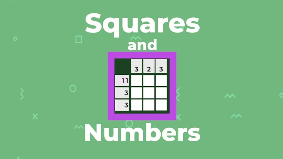正方形和数字-Squares and Numbers